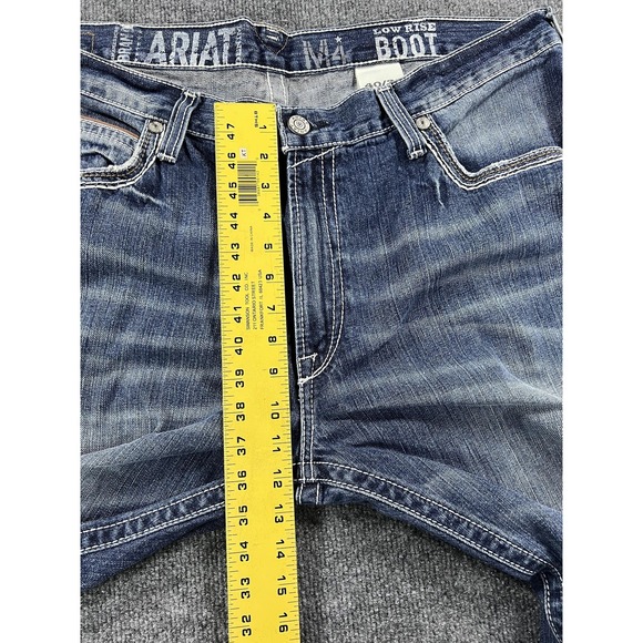 Ariat Jeans Mens 40x32 Blue M4 Low Rise Boot Relaxed Fit Bootcut Denim Western - Picture 9 of 16